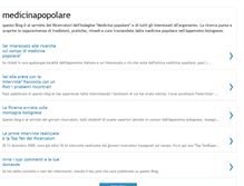 Tablet Screenshot of medicinapopolare.blogspot.com