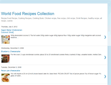 Tablet Screenshot of foodrecipescollection.blogspot.com
