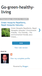 Mobile Screenshot of go-green-healthy-living.blogspot.com