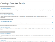 Tablet Screenshot of creatingaconsciousfamily.blogspot.com