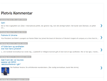Tablet Screenshot of kommentar-dk.blogspot.com