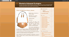 Desktop Screenshot of bisuteria-ecologica.blogspot.com