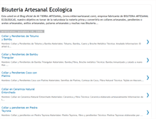 Tablet Screenshot of bisuteria-ecologica.blogspot.com