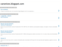 Tablet Screenshot of canonices.blogspot.com
