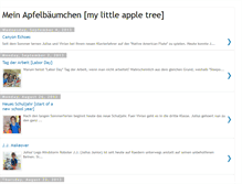 Tablet Screenshot of meinapfelbaeumchen.blogspot.com