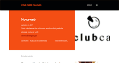 Desktop Screenshot of cineclubcangas.blogspot.com
