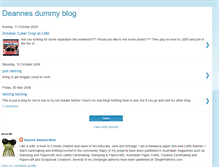 Tablet Screenshot of deannesdummyblog.blogspot.com