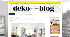 Desktop Screenshot of dekornik.blogspot.com