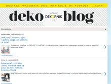 Tablet Screenshot of dekornik.blogspot.com