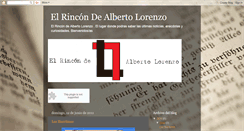 Desktop Screenshot of elrincondealbertolorenzo.blogspot.com