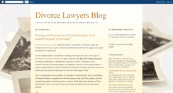 Desktop Screenshot of divorce-lawyer-blog.blogspot.com