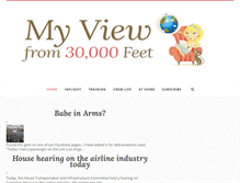 Tablet Screenshot of myviewfrom30000feet.blogspot.com