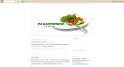 Desktop Screenshot of experimentarianism.blogspot.com