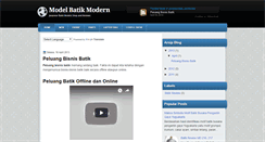Desktop Screenshot of modelbatiks.blogspot.com