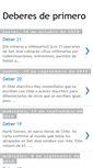 Mobile Screenshot of deberesdeprimero.blogspot.com