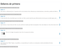 Tablet Screenshot of deberesdeprimero.blogspot.com