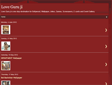 Tablet Screenshot of loveguruji4u.blogspot.com