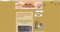 Desktop Screenshot of dearteecoracao.blogspot.com