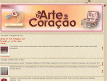 Tablet Screenshot of dearteecoracao.blogspot.com