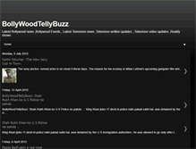 Tablet Screenshot of bollywoodtellybuzz.blogspot.com