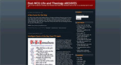 Desktop Screenshot of lifeafterwcg.blogspot.com
