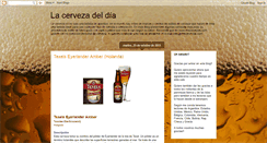 Desktop Screenshot of cervezadeldia.blogspot.com