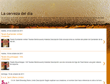 Tablet Screenshot of cervezadeldia.blogspot.com