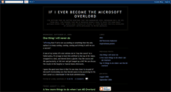 Desktop Screenshot of msoverlord.blogspot.com
