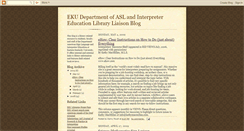 Desktop Screenshot of eku-aslie-library.blogspot.com