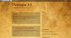 Desktop Screenshot of chronopia3.blogspot.com