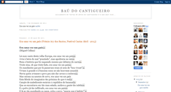 Desktop Screenshot of baudocantigueiro.blogspot.com