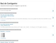 Tablet Screenshot of baudocantigueiro.blogspot.com