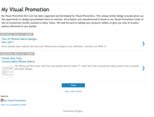 Tablet Screenshot of myvisualpromotion.blogspot.com
