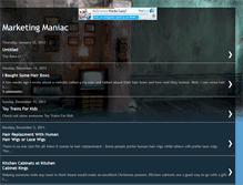 Tablet Screenshot of marketingmaniac1313.blogspot.com