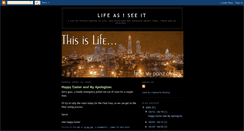 Desktop Screenshot of myview4life.blogspot.com