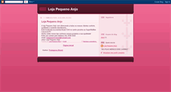 Desktop Screenshot of lojapequenoanjo.blogspot.com
