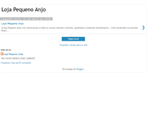 Tablet Screenshot of lojapequenoanjo.blogspot.com