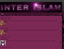 Tablet Screenshot of inter-islam.blogspot.com