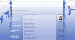 Desktop Screenshot of poeiracsmica.blogspot.com