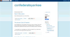 Desktop Screenshot of confederateyankee.blogspot.com