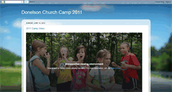 Desktop Screenshot of donelsoncamp2011.blogspot.com