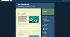 Desktop Screenshot of ojosinexpresivos.blogspot.com