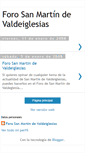 Mobile Screenshot of forosanmartindevaldeiglesias.blogspot.com