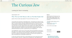 Desktop Screenshot of curiousjew.blogspot.com