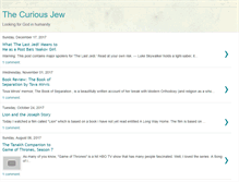 Tablet Screenshot of curiousjew.blogspot.com