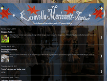 Tablet Screenshot of karavella-marionett.blogspot.com