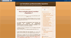 Desktop Screenshot of formation-equestre.blogspot.com