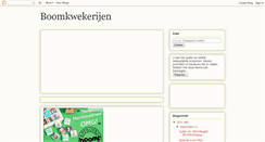 Desktop Screenshot of boomkwekerijen.blogspot.com