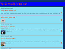 Tablet Screenshot of kayakanglingbigfish.blogspot.com