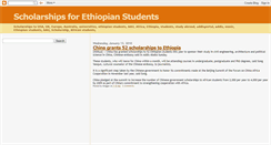 Desktop Screenshot of ethioscholarships.blogspot.com